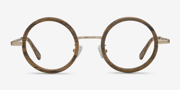 Roaring Brun Acetate-metal Montures de lunettes de vue