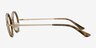 Roaring Brun Acetate-metalMontures de lunettes de vue d'EyeBuyDirect, Vue de Côté