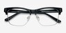 Benoit Black AcetateEyeglass Frames from EyeBuyDirect, Closed View
