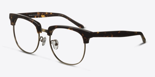 Skyscraper Tortoise AcetateEyeglass Frames from EyeBuyDirect, Angle View