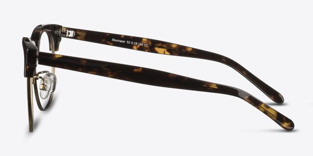 Skyscraper Tortoise AcetateEyeglass Frames from EyeBuyDirect, Side View