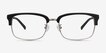 Wizard Black Acetate, MetalEyeglass Frames from EyeBuyDirect, Front View