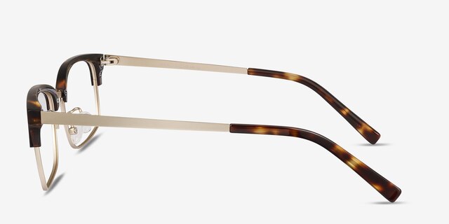 Wizard Tortoise Acetate-metalEyeglass Frames from EyeBuyDirect, Side View