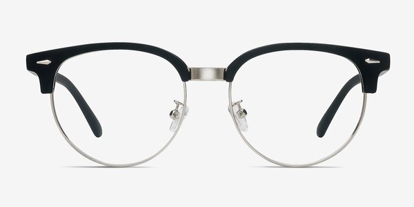 Narita Matte Black Plastic-metal Montures de lunettes de vue