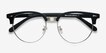 Narita Matte Black Plastic, MetalEyeglass Frames from EyeBuyDirect, Closed View