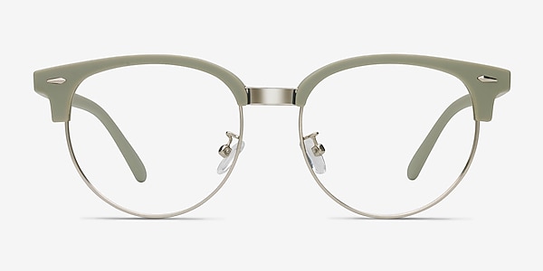 Narita Light Green Metal Eyeglass Frames
