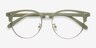 Narita Light Green MetalEyeglass Frames from EyeBuyDirect, Closed View