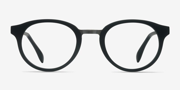 Aisu Matte Black Métal Montures de lunettes de vue