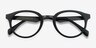 Aisu Matte Black MetalEyeglass Frames from EyeBuyDirect, Closed View