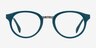 Aisu Matte Green Plastic-metalEyeglass Frames from EyeBuyDirect, Front View