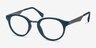 Aisu Matte Green Plastic-metalEyeglass Frames from EyeBuyDirect, Angle View