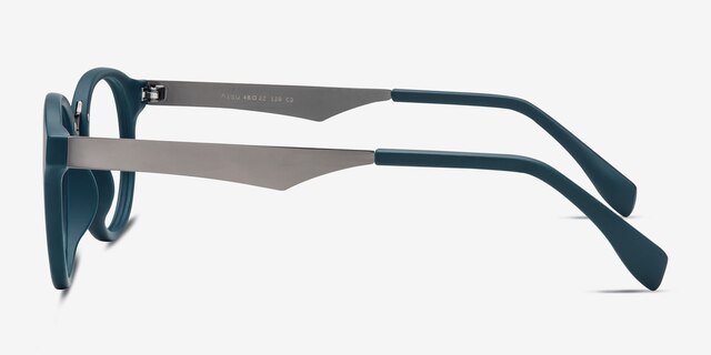 Aisu Matte Green Plastic-metalEyeglass Frames from EyeBuyDirect, Side View