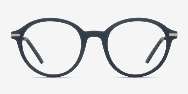 Juno Matte Green MetalEyeglass Frames from EyeBuyDirect, Front View