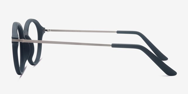 Juno Matte Green MetalEyeglass Frames from EyeBuyDirect, Side View