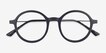 Potter Matte Black Plastic, MetalEyeglass Frames from EyeBuyDirect, Closed View