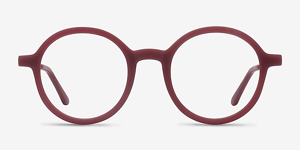 Potter Matte Burgundy Metal Eyeglass Frames