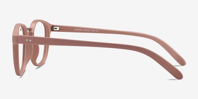 Miyoshi Sand Plastic-metalMontures de lunettes de vue d'EyeBuyDirect, Vue de Côté