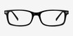 Requiem Black AcetateEyeglass Frames from EyeBuyDirect, Front View