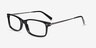 Requiem Black AcetateEyeglass Frames from EyeBuyDirect, Angle View