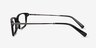 Requiem Black AcetateEyeglass Frames from EyeBuyDirect, Side View