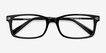 Requiem Black AcetateEyeglass Frames from EyeBuyDirect, Closed View