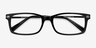 Requiem Black AcetateEyeglass Frames from EyeBuyDirect, Closed View