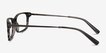 Requiem Gray Striped Acetate, MetalEyeglass Frames from EyeBuyDirect, Side View