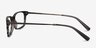 Requiem Gray Striped Acetate-metalEyeglass Frames from EyeBuyDirect, Side View