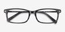 Requiem Gray Striped Acetate-metalEyeglass Frames from EyeBuyDirect, Closed View