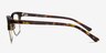 Beryl Tortoise AcetateEyeglass Frames from EyeBuyDirect, Side View