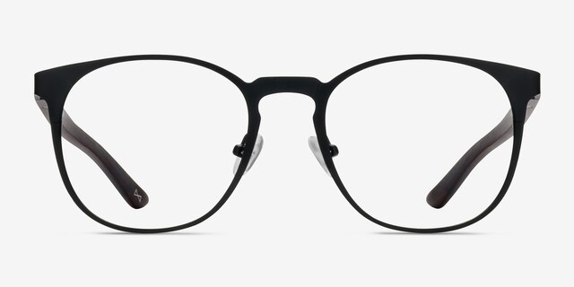 Resonance Charcoal And Walnut Wood-textureEyeglass Frames from EyeBuyDirect, Front View