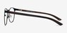 Resonance Charcoal And Walnut Wood-textureEyeglass Frames from EyeBuyDirect, Side View