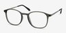 Civilization Gray MetalEyeglass Frames from EyeBuyDirect, Angle View