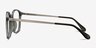 Civilization Gray MetalEyeglass Frames from EyeBuyDirect, Side View