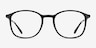 Civilization Black MetalEyeglass Frames from EyeBuyDirect, Front View