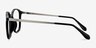 Civilization Black MetalEyeglass Frames from EyeBuyDirect, Side View