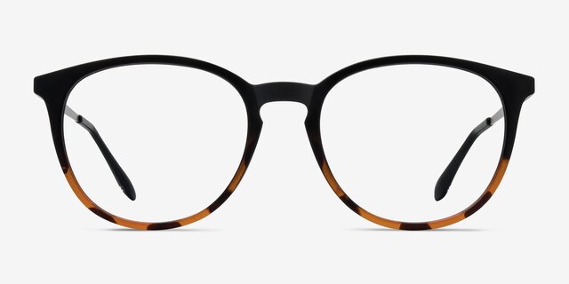 Gracious Black Tortoise MetalEyeglass Frames from EyeBuyDirect, Front View