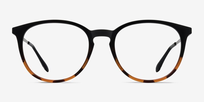 Gracious Black Tortoise Metal Eyeglass Frames from EyeBuyDirect