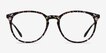 Gracious Pink Floral Plastic, MetalEyeglass Frames from EyeBuyDirect, Front View