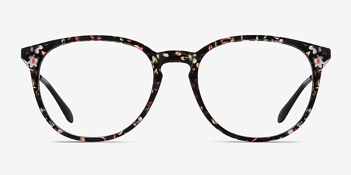 Gracious Pink Floral Plastic-metal Eyeglass Frames from EyeBuyDirect