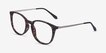 Gracious Pink Floral Plastic, MetalEyeglass Frames from EyeBuyDirect, Angle View
