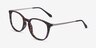 Gracious Pink Floral Plastic-metalMontures de lunettes de vue d'EyeBuyDirect, Vue d'Angle