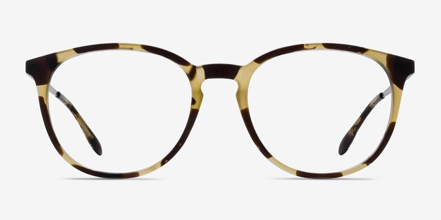 Gracious Light Tortoise MetalEyeglass Frames from EyeBuyDirect, Front View