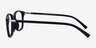 Savannah Matte Navy Plastic-metalEyeglass Frames from EyeBuyDirect, Side View