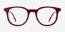 Chance Matte Scarlet MétalMontures de lunettes de vue d'EyeBuyDirect, Vue de Face