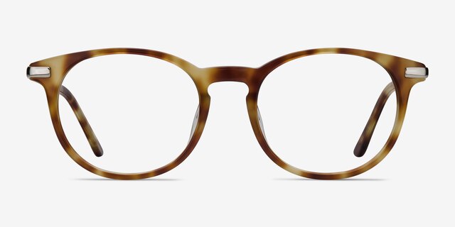 Mood Tortoise AcetateEyeglass Frames from EyeBuyDirect, Front View