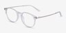 Mood Transparent Acetate-metalMontures de lunettes de vue d'EyeBuyDirect, Vue d'Angle