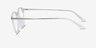 Mood Transparent Acetate-metalMontures de lunettes de vue d'EyeBuyDirect, Vue de Côté