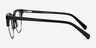 Macaw Black AcetateEyeglass Frames from EyeBuyDirect, Side View