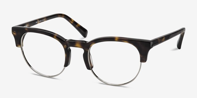 Macaw Tortoise AcetateEyeglass Frames from EyeBuyDirect, Angle View